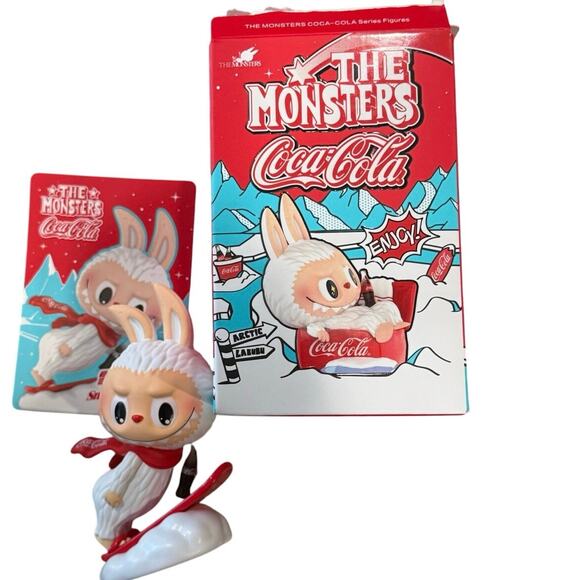 Pop Mart The Monsters Labubu X CocaCola Figurine Blind Box-Snowy Mountain - Picture 12 of 15